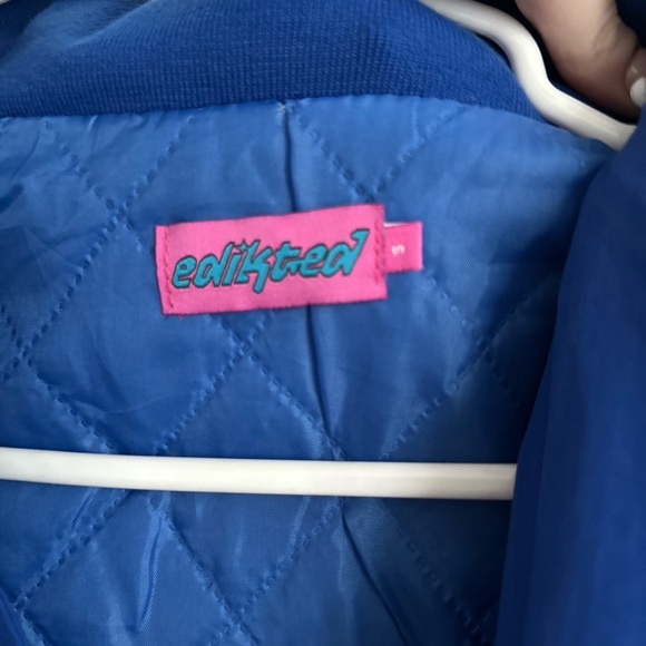 Edikted Blue Varsity Jacket - Picture 3 of 4